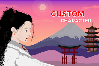 create professional custom vector illustrations