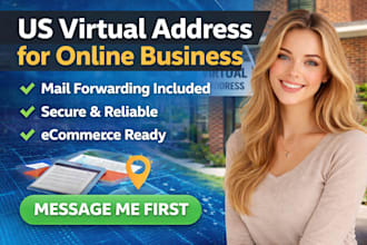 set up a US virtual address with mail forwarding for online businesses