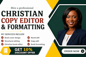 copy editor christian book format proofread devotional memoir self help lulu kdp