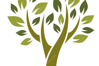 design top quality wonderful tree service logo