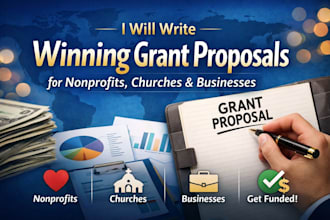 write winning grant proposals for nonprofits churches businesses