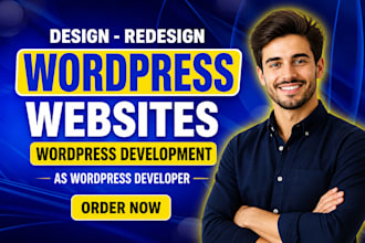 design redesign wordpress websites, wordpress development as wordpress developer