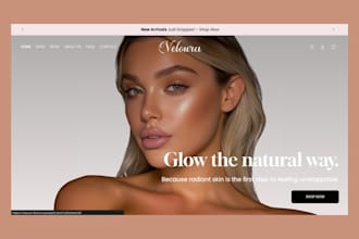 build skincare website skincare beauty store skincare shopify store beauty store