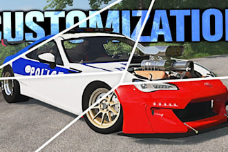 build custom beamng mods vehicles, track and map and convert mods