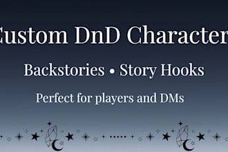 create a custom dnd character with a backstory