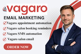 setup vagaro salon email SMS automation vagaro appointments