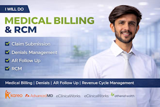 do medical billing,ar follow up, denials management