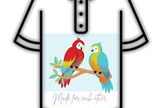design custom couple t shirt