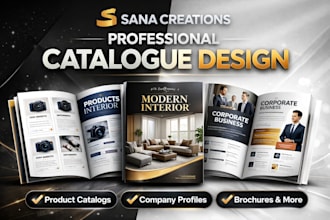 design a professional catalogue ,look book or booklet design