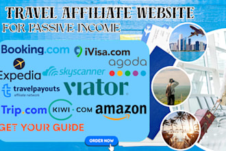 build automated travel affiliate website with flights hotels booking