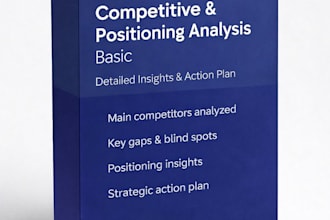 do a competitive analysis and positioning strategy