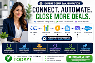 set up salesmate gohighlevel automation freshsales kvcore rel reply salesforce