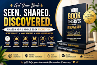 promote your amazon KDP book, kindle ebook and book launch