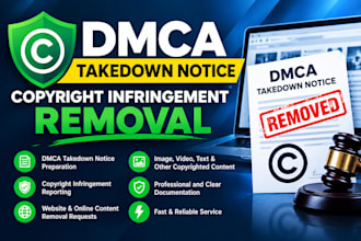 send dmca takedown to remove copyright infringement