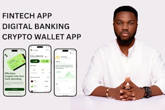develop fintech app digital banking app crypto wallet app p2p money transfer app