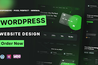 create responsive wordpress website, blog, ecommerce website