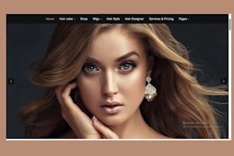 build hair extension store wig website wig store fashion store fashion store