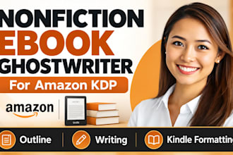 ghostwrite and format your nonfiction ebook for amazon KDP