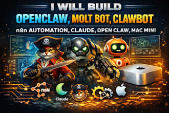 build openclaw moltbot clawdbot n8n automation claude open claw mac mini