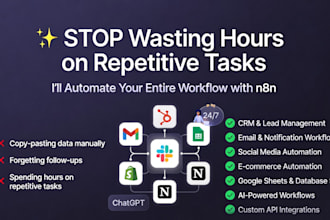 build powerful n8n automation workflows to save your time and money