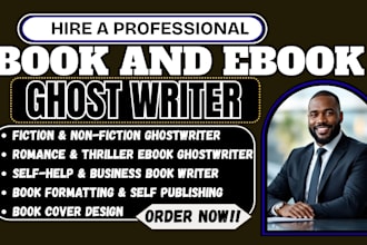 ghostwrite mystery fiction book, memoir ghostwriter ghost ebook writer story