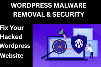 recover hacked wordpress website, malware removal with wordpress security