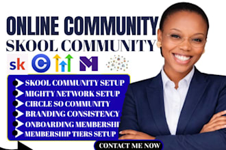 skool community setup skool course creation ghl  skool membership kajabi course