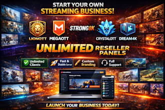 offer unlimited connect reseller, dream4k, trex, strong8k dino mega crystal lion