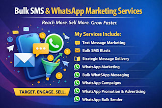 do bulk sms marketing, sms blast and bulk whatsapp marketing campaign