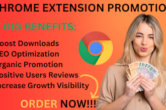promoting chrome downloads and increasing visibility for the browser extension
