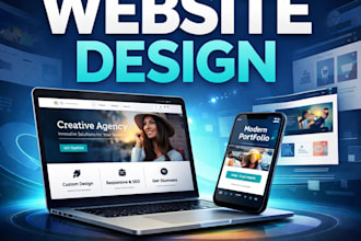 design a modern square space website for your business