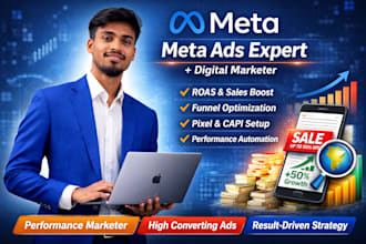 be your fb meta ads media buyer for sales and roas growth