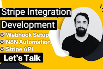do stripe API integration, payment gateway, stripe connect, webhook automation
