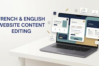 proofread and edit your french or english website content