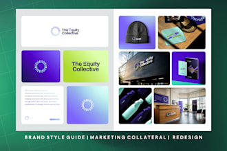 design a professional brand identity, brand style guide for startups