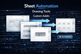 create revit API sheet automation, drawing tools, and custom addin