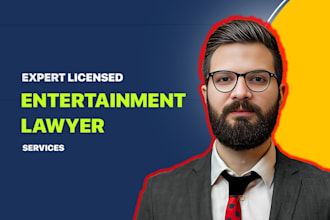 be your entertainment lawyer for music contracts, licensing deals, legal advice