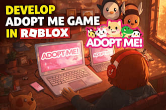 develop adopt me game in roblox, as roblox game developer