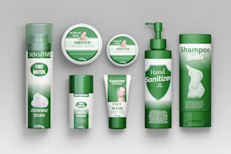 design professional product label for your brand