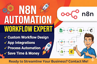 build or fix your n8n workflow,n8n ai automation, n8n tutor