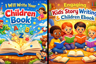 be your children book writer for kids story, children story book, ebook writing