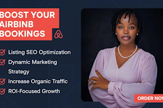 promote airbnb, booking, vrbo listing with advance marketing and optimization