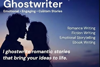 ghostwrite emotional romance and personal growth stories