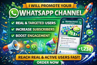promote your whatsapp channel, hit 900k targeted channel followers, telegram ads