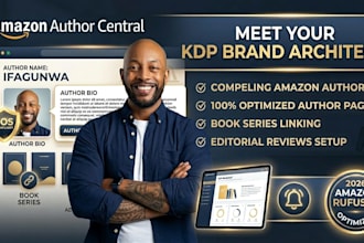 publish amazon KDP upload author central optimization amazon author bio