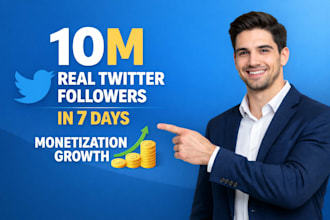 do twitter x marketing x promotion for real organic x growth for monetization