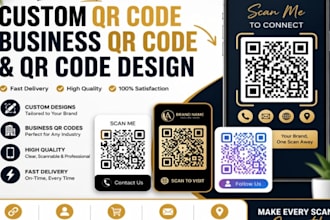 create custom qr code, business qr code and qr code design