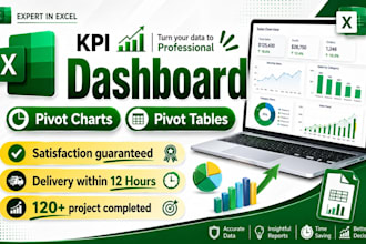 create professional excel and google sheet dashboards