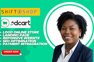 develop shift4shop website design 3dcart hostinger website big cartel