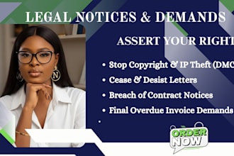 draft dmca takedown or cease and desist letter